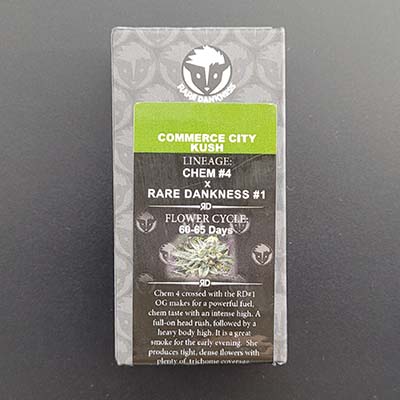 Commerce City Kush > Rare Dankness Seeds | Regular Marijuana   |  Indica