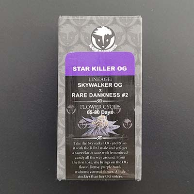 Star Killer OG > Rare Dankness Seeds | Reguläre Hanfsamen  |  Indica