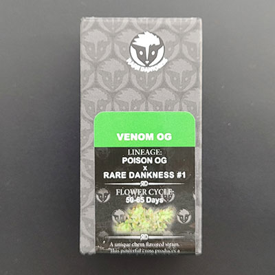 Venom OG > Rare Dankness Seeds | Regular Marijuana   |  Indica